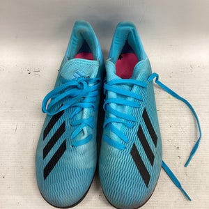 Used Adidas Soccer Indoor Shoes Carolina Blue Senior 7.5 11851-S000036349