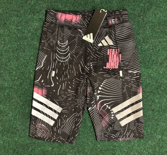 Adidas ClimaCool Break The Norm Running Biker Tights Black JC7386