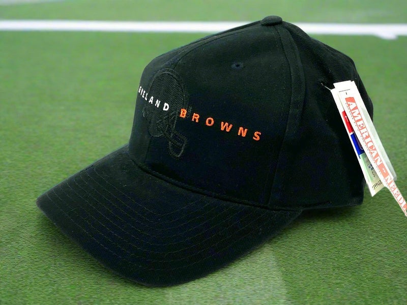 Cleveland Browns Vintage Late '90s NFL Black Cotton NOS Snapback (New)
