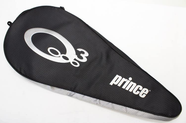 PRINCE "O3" SINGLE ZIPPERED TENNIS RACQUET COVER WITH STRAP