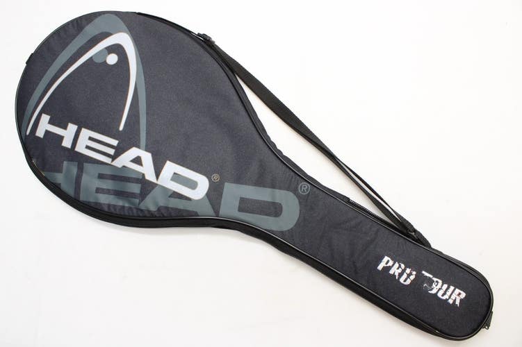 HEAD "PRO TOUR / OLD LOGO" SINGLE TENNIS RACQUET COVER WITH STRAP