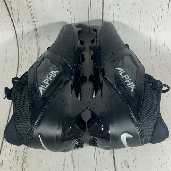 Nike Alpha Menace 4 Pro Black Football Cleats Mens Size 10  display picture 2