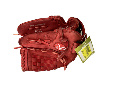 Used Rawlings HIGHLIGHT SERIES BB/SB Glove RH Throw Red 12" 11613-S000166607