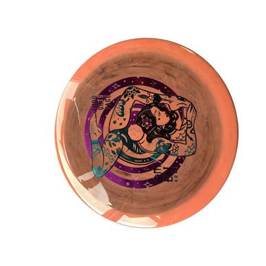 Used Thought Space Athletics AURA OMEN Disc Golf Driver Orange 11479-S000402286