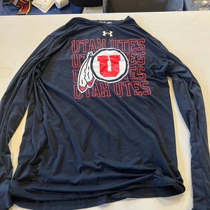 University of Utah Lacrosse Team Issued Black Long Sleeve