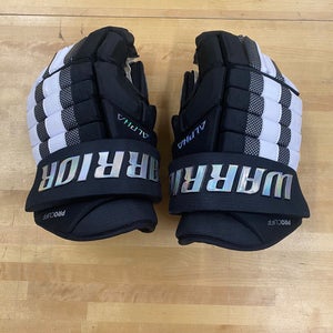 Used Warrior Alpha FR2 Pro Gloves 14" B/W