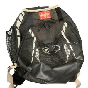 Used Rawlings BACKPACK BB/SB Player Backpack Black 11479-S000402374