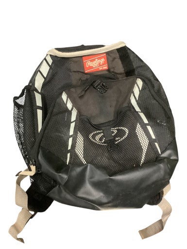 Used Rawlings BACKPACK BB/SB Player Backpack Black 11479-S000402374