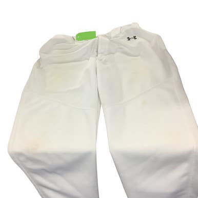 Used Under Armour ADULT LARGE PANTS BB/SB Pant Mens White LG 11479-S000402352