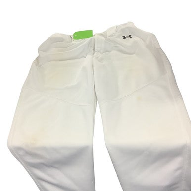 Used Under Armour ADULT LARGE PANTS BB/SB Pant Mens White LG 11479-S000402352