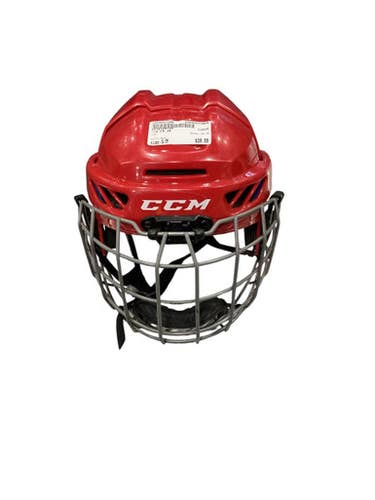 Used CCM FM JR Helmet Cage Combo Red S/M 11884-S000051506