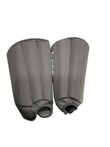 Used Brine SHIN GUARDS Intermediate Shin Guards Grey 12" 11884-S000051507