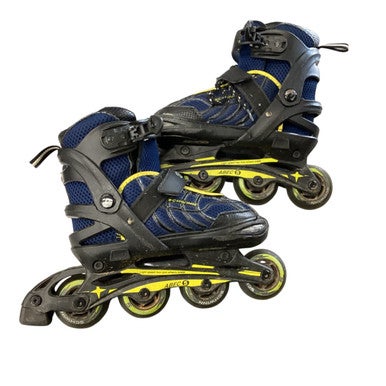Used Roller Hockey Skates Navy Blue Adjustable 11760-S000081011