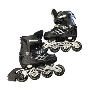 Used Roller Hockey Skates Black Adjustable 11760-S000081010