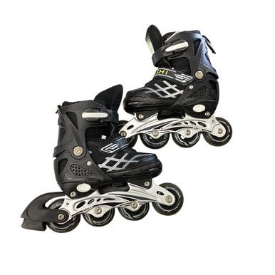 Used Roller Hockey Skates Black Adjustable 11760-S000081010