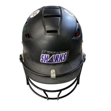Used Schutt HELMET Batting Helmet w/Mask Black MD 11760-S000081005