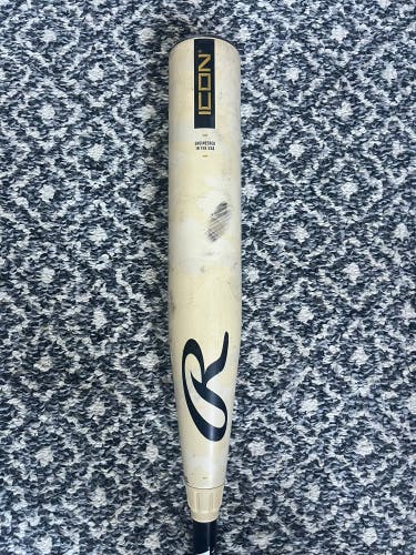 2025 Rawlings icon USABat Certified Bat (-8) 22 oz 30" (Used)