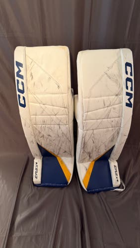 36" 2025 CCM Eflex 6 Goalie Leg Pads Pro Stock (Used)
