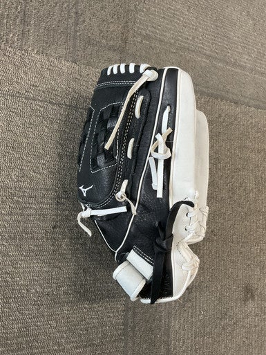 Used Mizuno SUPREME FASTPITCH BB/SB Glove RH Throw Black And White 12 1/2" 11614-S000220219