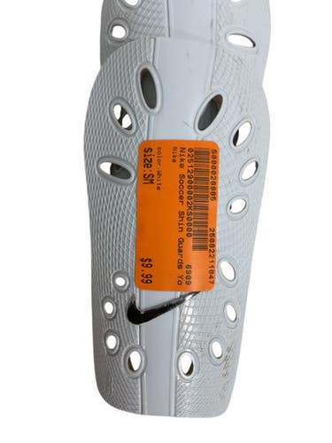 Used Nike Soccer Shin Guards Youth White SM 11847-S000028985
