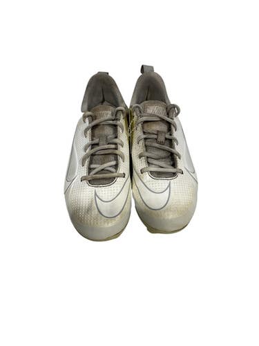Used Nike LAX Cleats Boys White Junior 04 11847-S000028974