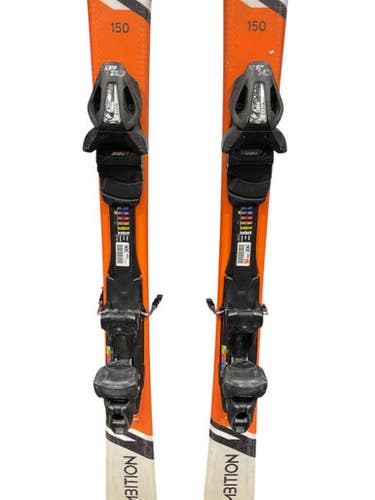 Used Head THE LINK PRO Boys DH Ski/Binding Orange 150 cm 11847-S000028935