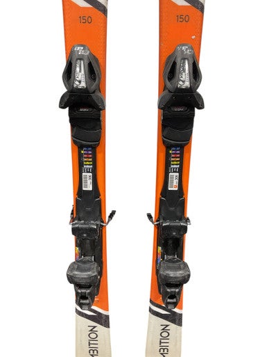 Used Head THE LINK PRO Boys DH Ski/Binding Orange 150 cm 11847-S000028935