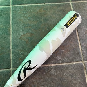 2025 Rawlings Icon Composite Bat USSSA Certified (-5) Composite 25 oz 30" (Used)