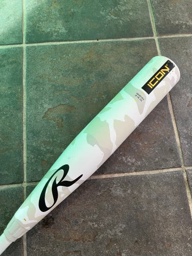2025 Rawlings Icon Composite Bat USSSA Certified (-5) Composite 25 oz 30" (Used)