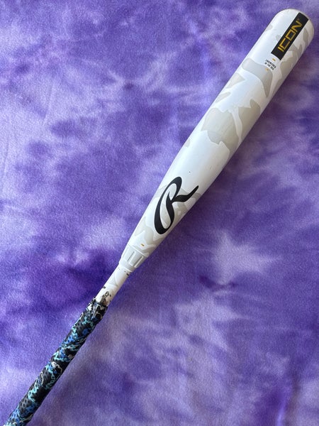 2025 Rawlings Icon Composite Bat USSSA Certified (-8) Composite 24 oz 32" (Used)