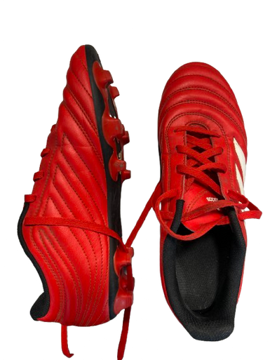 Used Adidas Soccer Cleats Red Junior 05 11472-S000143051