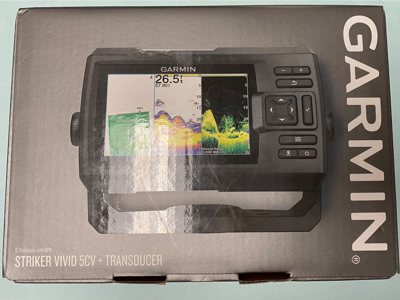 Garmin Striker Vivid 5CV + Transducer 5” Fishfinder with GPS
