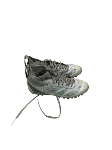 Used Adidas Soccer Cleats Grey And White Senior 5.5 11347-S000254052