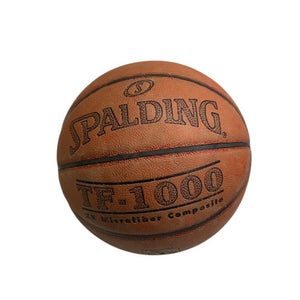 Used Spalding TF-1000 Basketball Adult Indoor Orange 29 1/2" 11347-S000254035