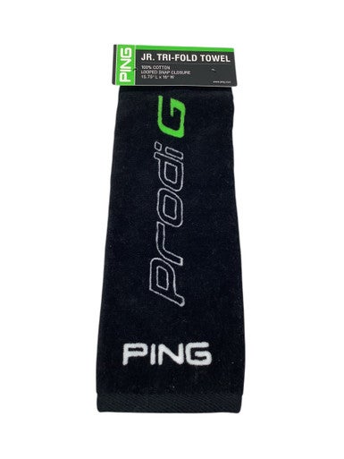 Used Ping GOLF TOWEL Golf Accessory Black 11347-S000254025