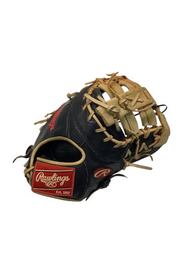 Used Rawlings PRO DESIGN PSDCTBC BB/SB First Base RH Throw Black And Tan 13" 11347-S000254019