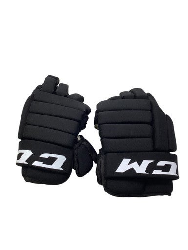 Used CCM JR 10 INCH Junior Gloves Black 10" 11347-S000254005