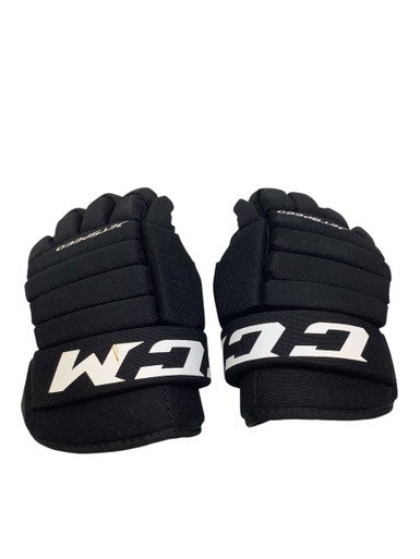 Used CCM JR 11 INCH Junior Gloves Black 11" 11347-S000254004