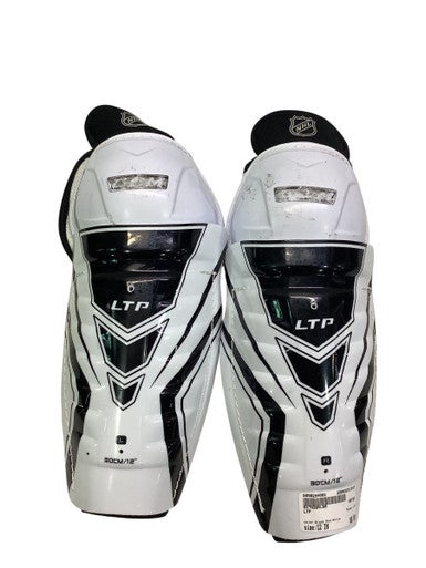 Used LTP Intermediate Shin Guards Black And White 12" 11347-S000254002