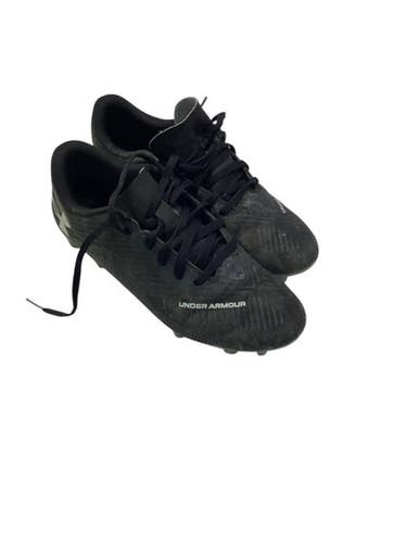 Used Under Armour Soccer Cleats Black Junior 06 11347-S000253979