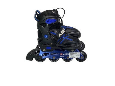 Used Airwalk ABEC-5 Senior Roller Quad Skates Royal Blue Adjustable 11347-S000253976