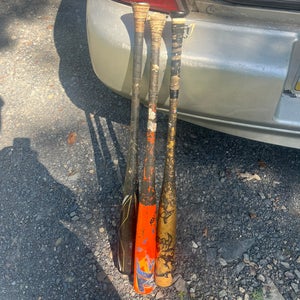 BBCOR Certified Bat Lot( Atlas, Stinger Nuke, and Voodoo One) (-3) 30 oz 33" (Used) Read Description