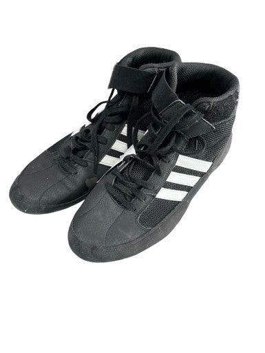 Used Adidas Wrestling Shoes Black Youth 07.5 11833-S000165620
