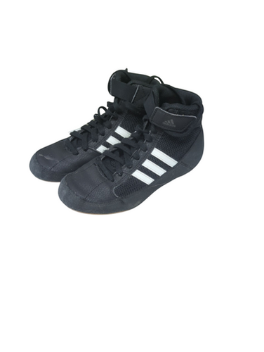 Used Adidas Wrestling Shoes Black Youth 09.0 11833-S000165596