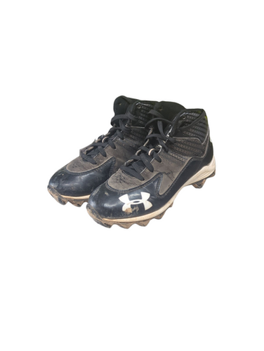 Used Under Armour Jr FB Cleats Black Junior 01.5 11833-S000165598