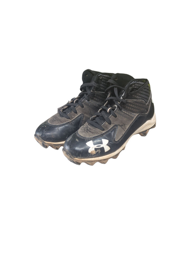 Used Under Armour Jr FB Cleats Black Junior 01.5 11833-S000165598