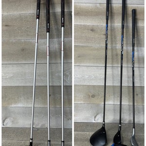 Top Flite Junior 6 Piece Golf Club Mixed Set RH 7 9 SW Hybrids Driver 57" - 60"