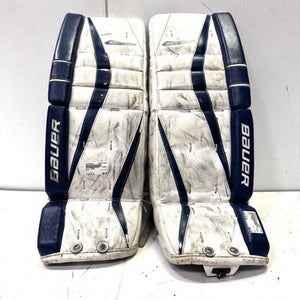 Used Bauer R5000 Goalie Leg Pads Junior White 28" 11860-S000296750