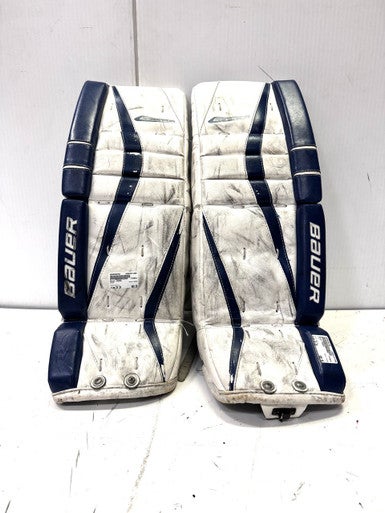 Used Bauer R5000 Goalie Leg Pads Junior White 28" 11860-S000296750
