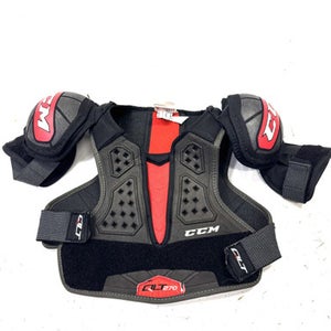 Used CCM QLT270 Junior Shoulder Pads MD 11860-S000296717